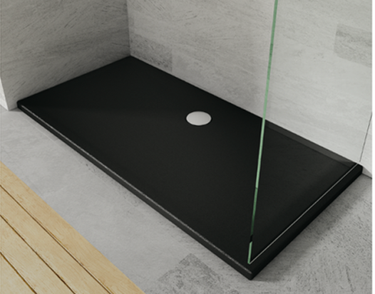 AntiSlip Siyah Duş Teknesi